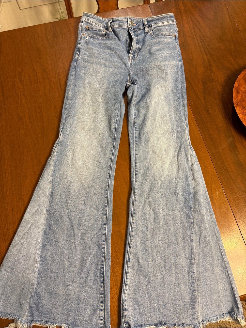 American Eagle Outfitters Light Wash Flare Jeans